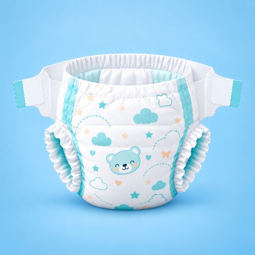 Besure Newborn Baby Diaper - 48pcs - Small